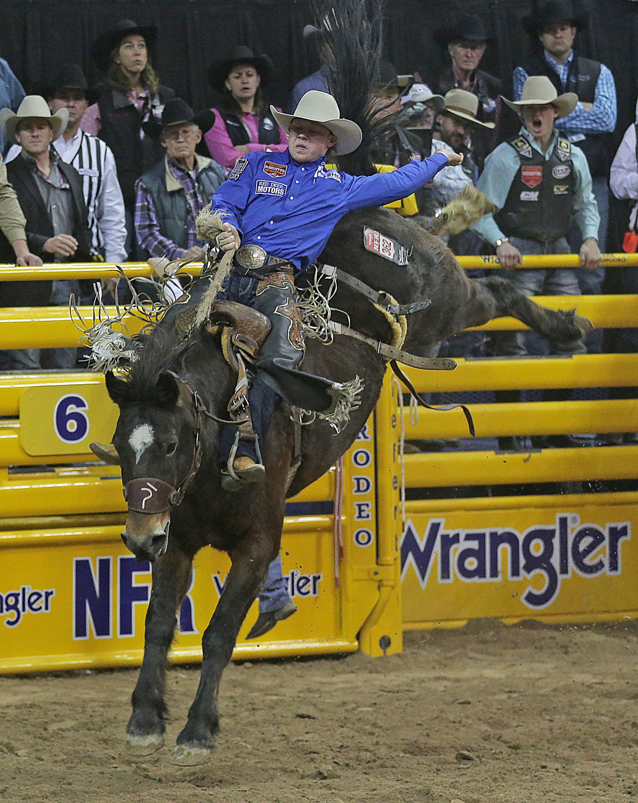 Wrangler National Finals Rodeo — Round 6 — Dawson Hay 01.jpg